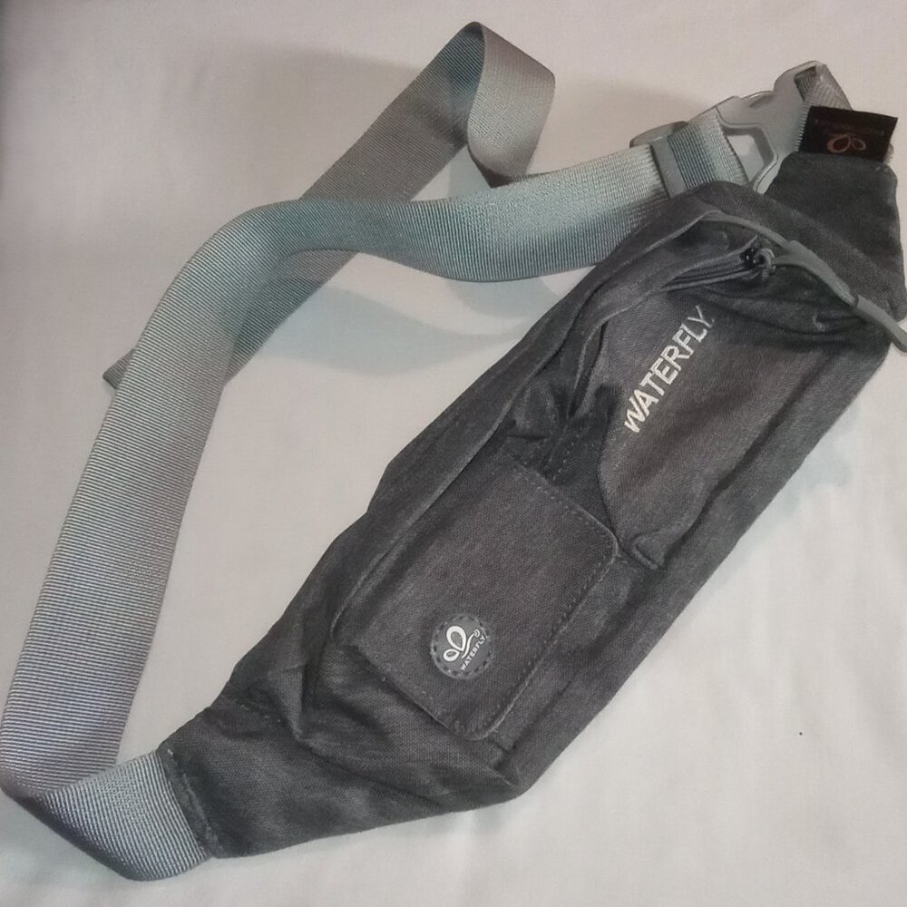 WATERFLY Small Fanny Packs Waist Bag Lightweight Running, Hiking Travel